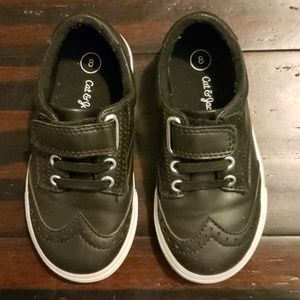 Cat and Jack black shoes size 8